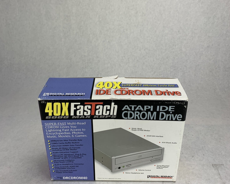Digital Research 40x  Fastach Atapi Ide CDROM Drive DRCDROM40