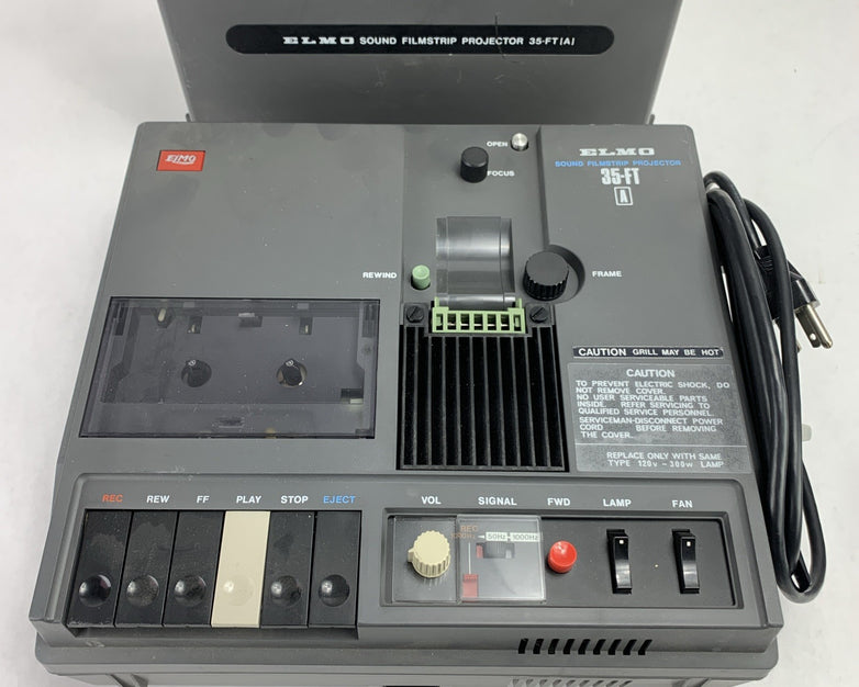 Elmo 35-FT A Sound Filmstrip Projector with Manual Dustcover Microphone - Parts