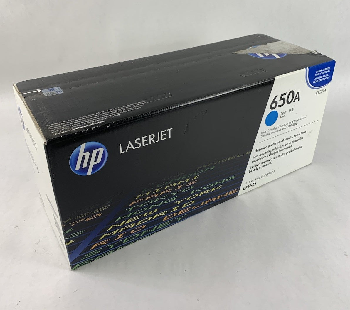 HP LaserJet 650A CE271A Cyan Toner Cartridge Exp: Jul 20140