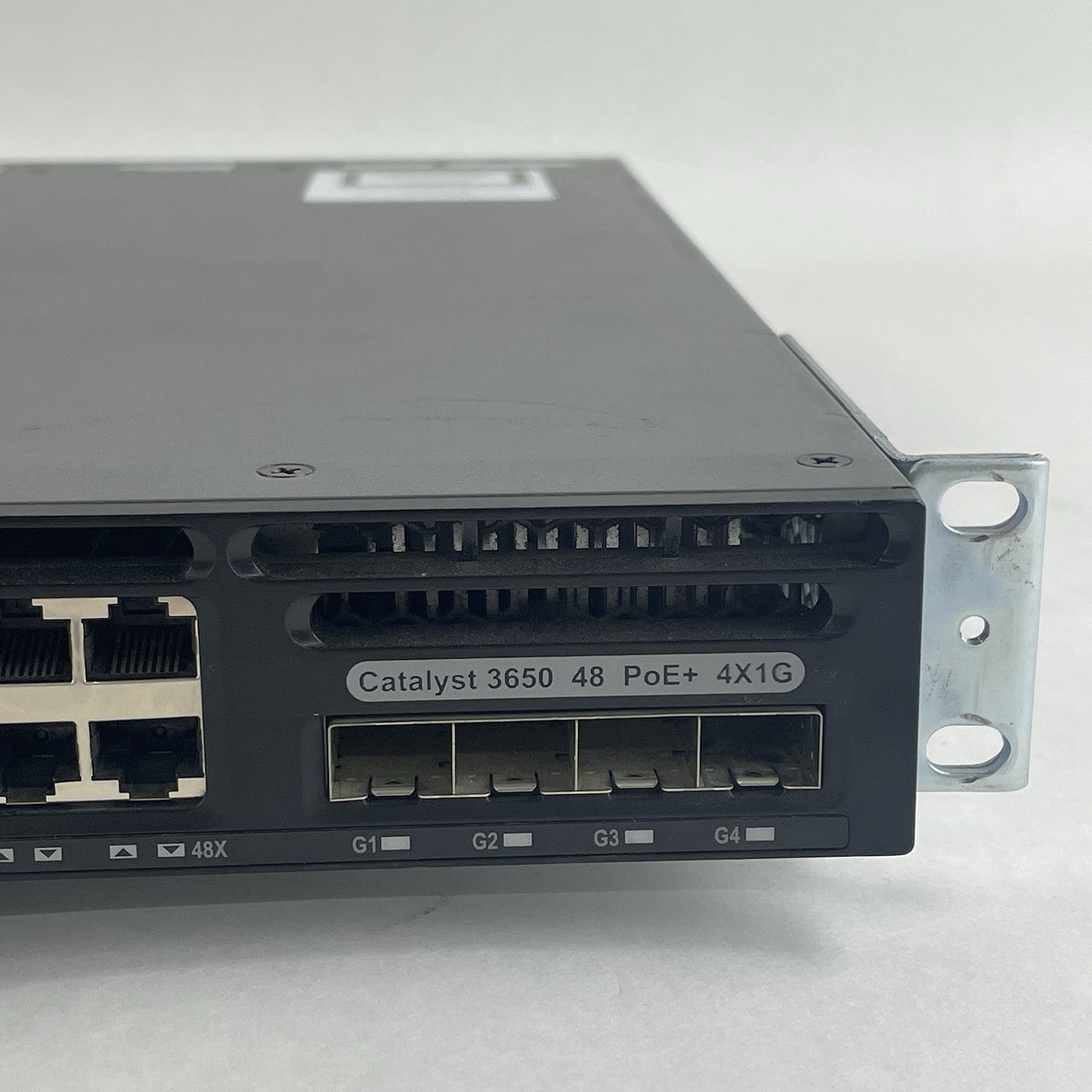 Cisco WS-C3650-48PS-S V01 Tested & Reset 2X PSU5