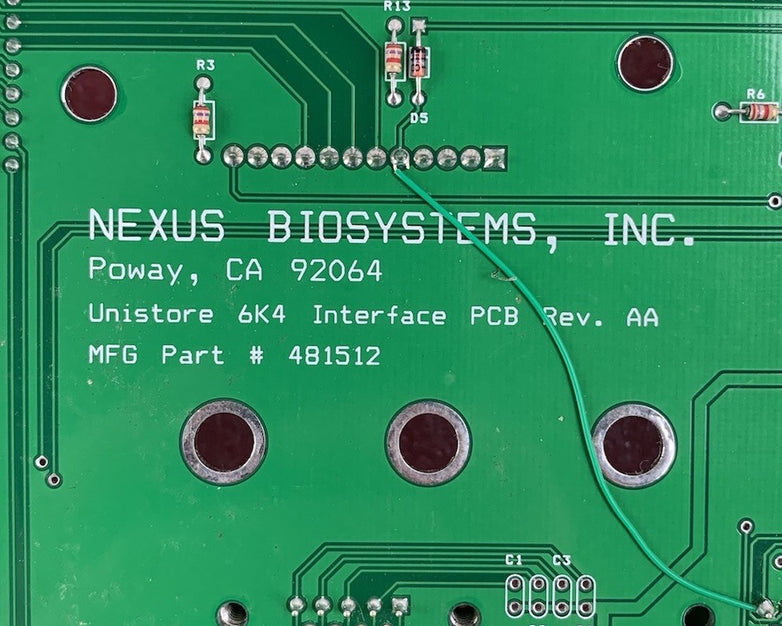 Nexus Biosystems 481512 PCB Rev. AA Circuit Board