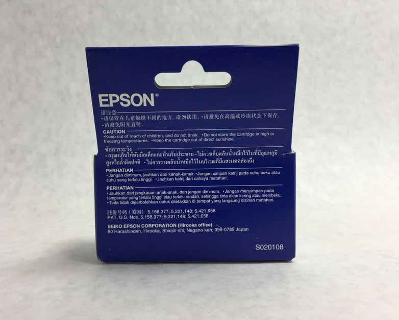 Epson Black Ink Cartridge S020108 (Lot of 3)