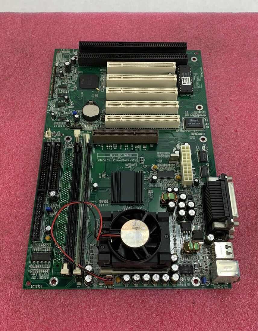 QDI P6I440ZX/Z9 Motherboard Intel Celeron 400MHz 64MB RAM w/ I/O Shield 2x ISA