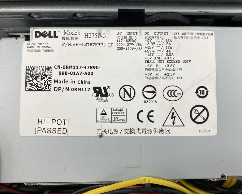 Dell OptiPlex 755 SFF Pentium Dual-Core E2180 2.00GHz 8GB RAM No HDD No OS