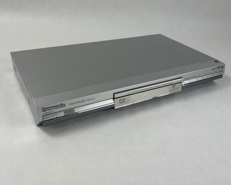 Panasonic DVD-S27 DVD CD Player in Silver No Cables No Remote