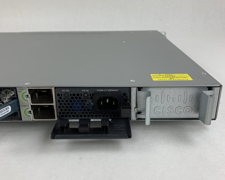 Cisco Catalyst 3850 WS-C3850-24T-S V07 24-Port Ethernet Network Switch Tested