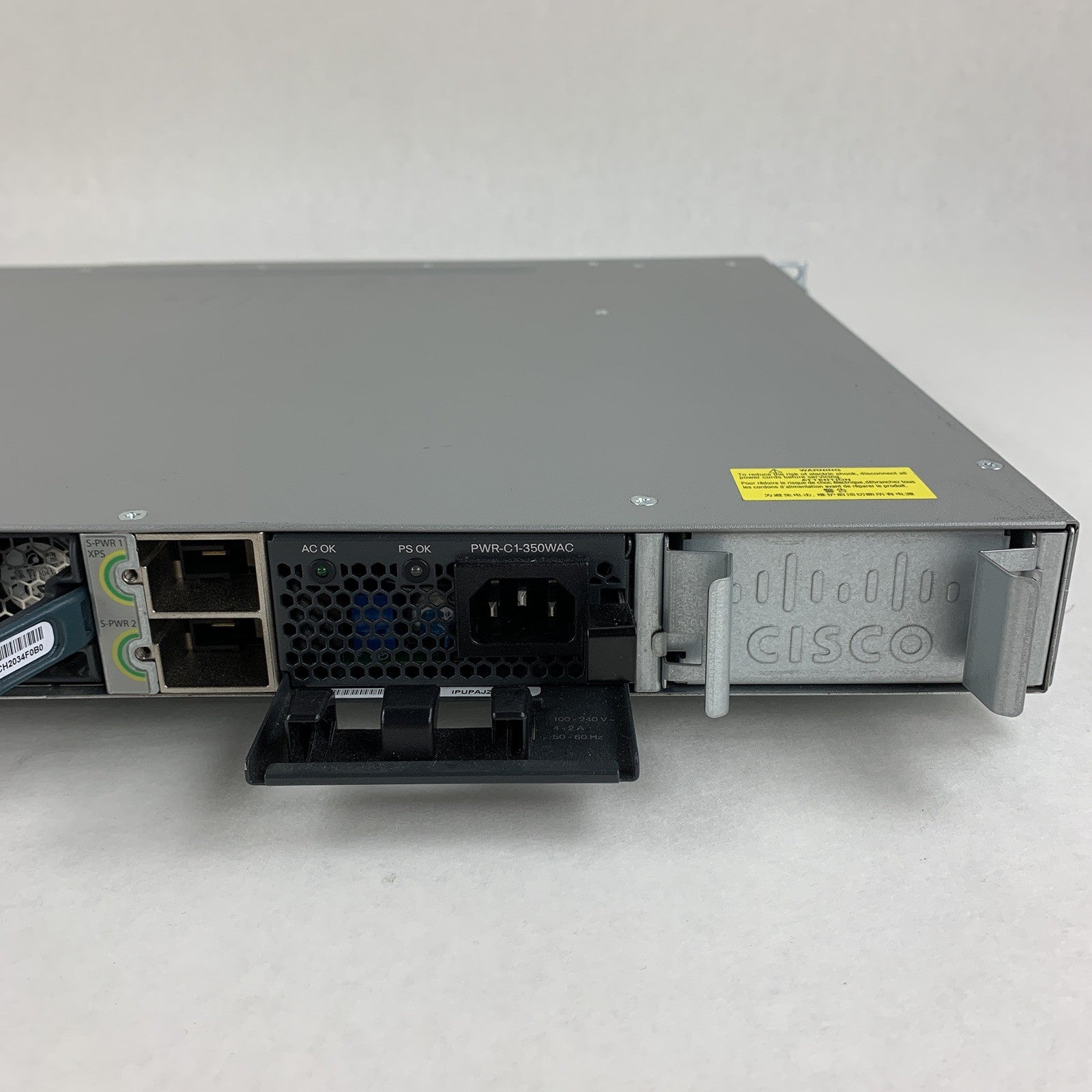 Cisco Catalyst 3850 WS-C3850-24T-S V07 24-Port Ethernet Network Switch Tested
