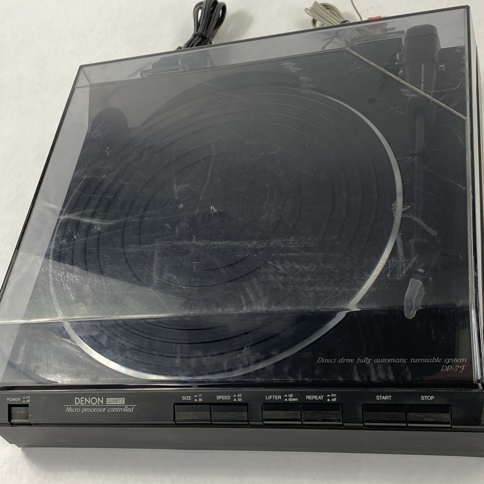 Denon DP-7F Quartz Turntable Tested