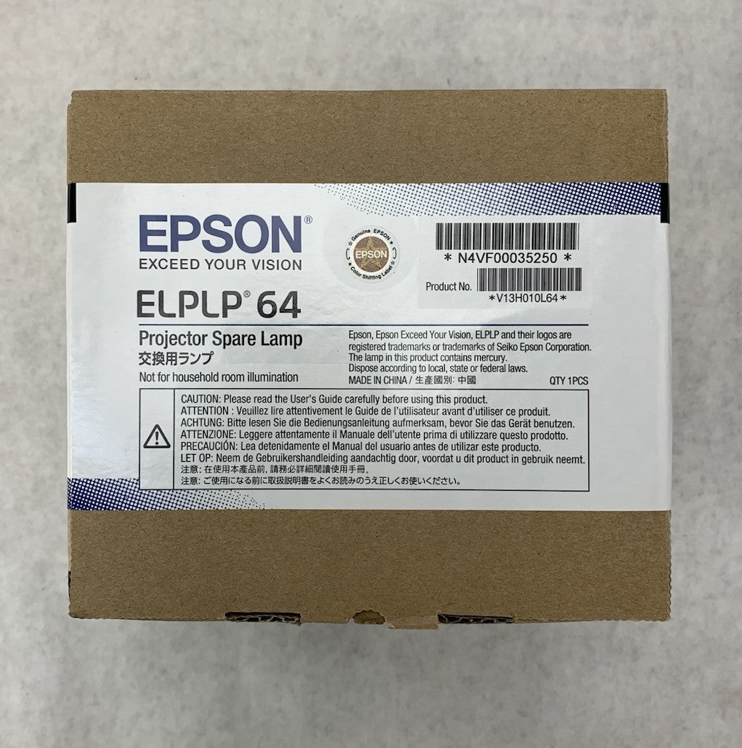 Epson ELPLP 64 OEM Projector Spare Lamp - New Sealed5
