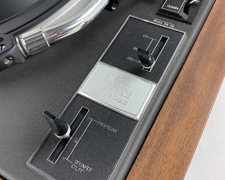Sansui FR-3060 Automatic Turntable Tested Tone Lift Sticks Parts and Repair
