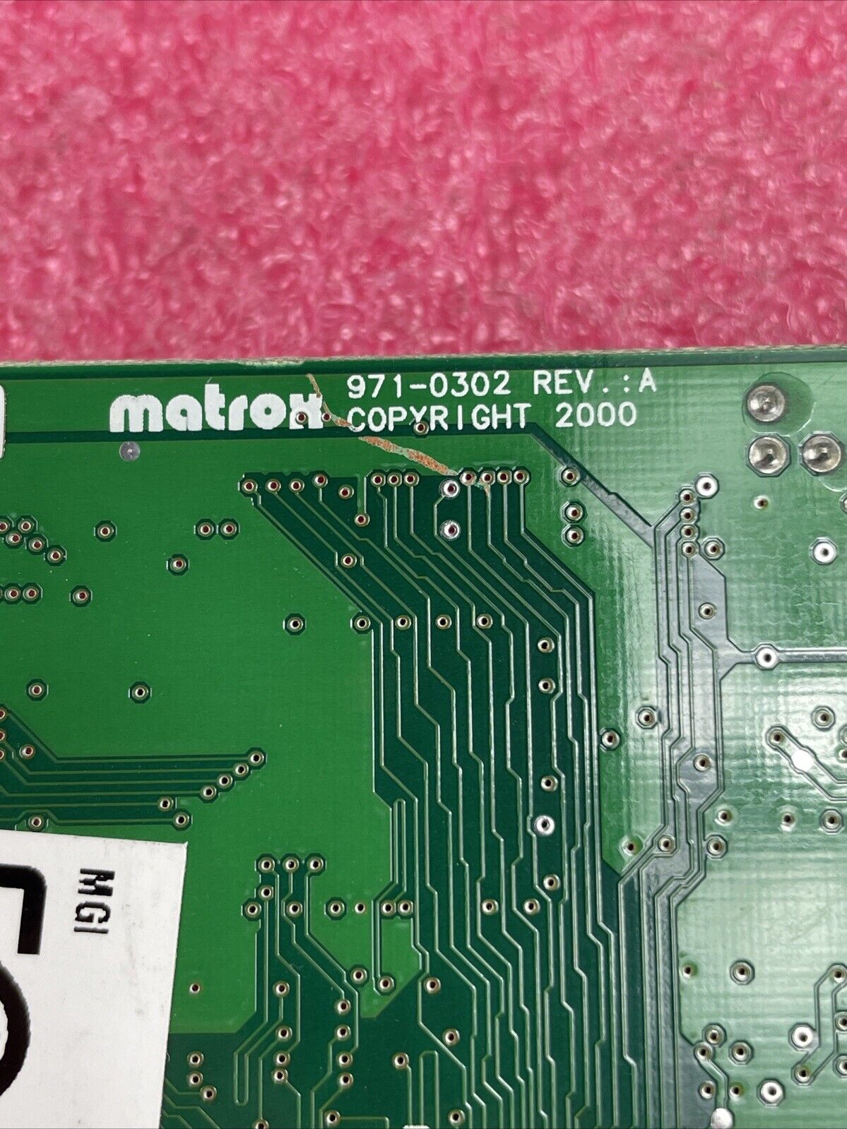 Matrox 971-0302 Rev A G45+MDHA32DCPQF AGP Graphics Card