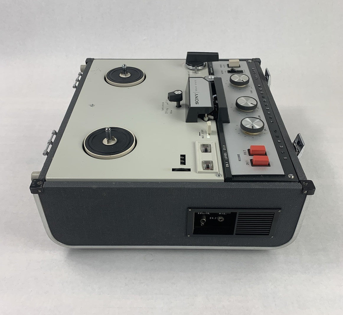 Sony TC-200 Stereo Tapecorder w/ Detachable Speakers - Parts or Repair