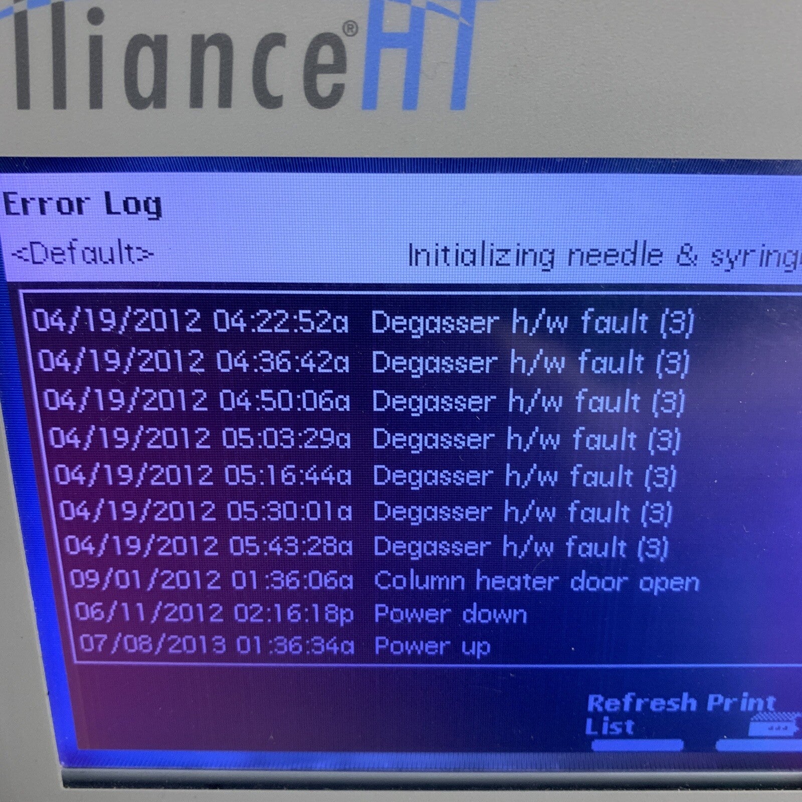 Waters Alliance HT 2795 Separations Module Power Tested Parts and Repair