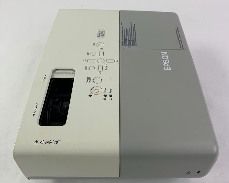 Epson H371A PowerLite 83+ LCD Projector - Tested No Remote 0 Lamp Hours