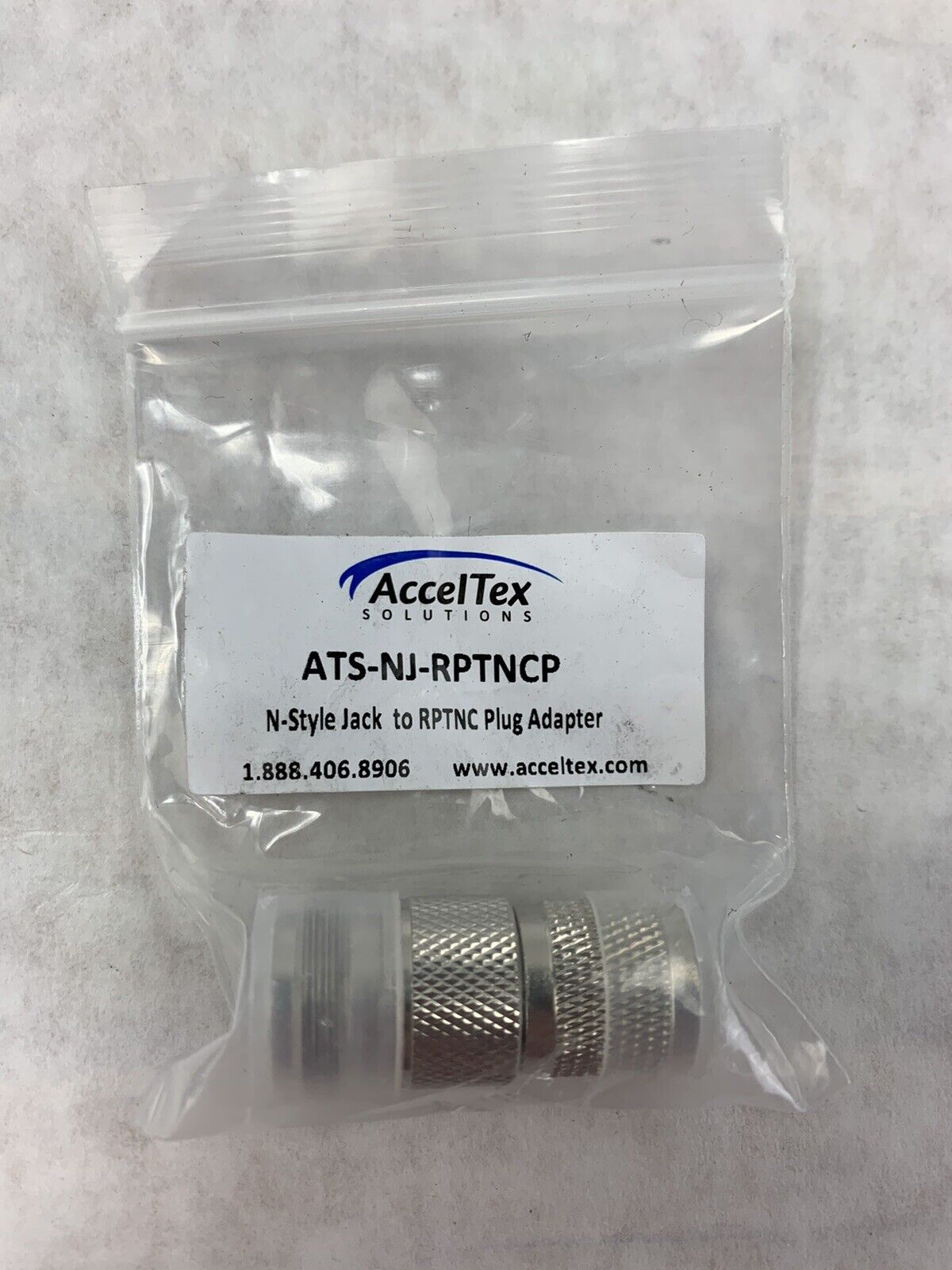 Lot of 6 AccelTex N-Style Bulkhead Jack to Plug Arrestor ATS-NJ-RTPNCP
