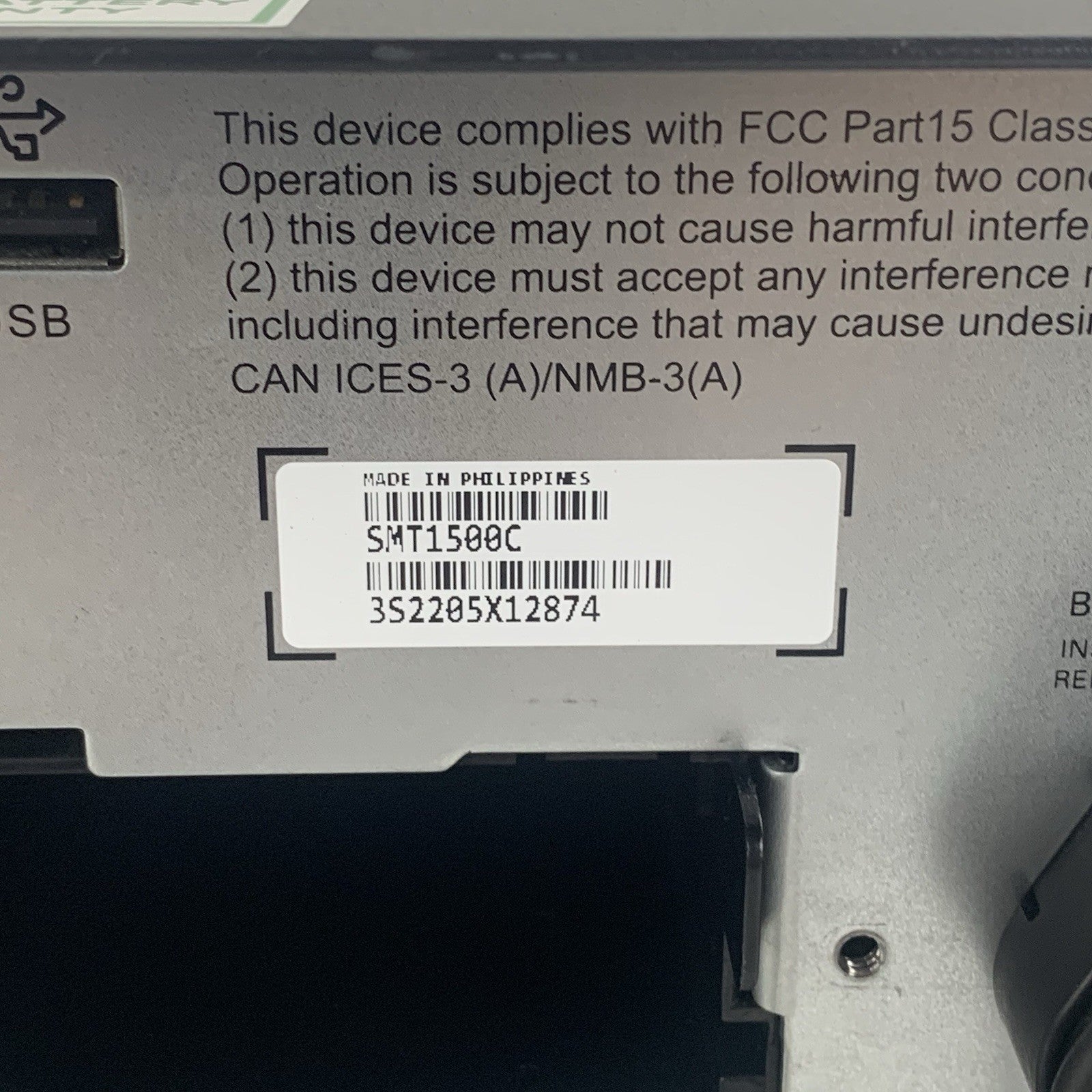 APC SMT1500C Smart-UPS 1500VA 120V Uninterruptible Power Supply No Battery6
