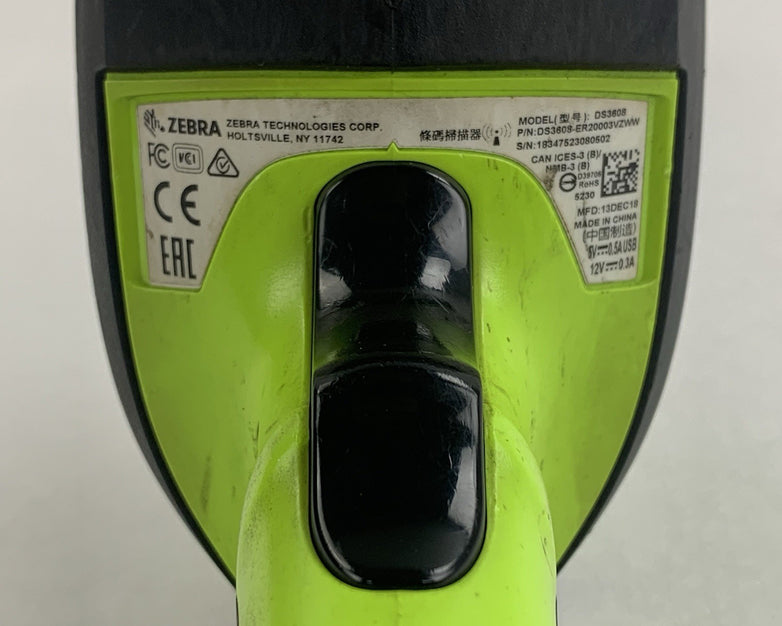 Zebra DS3608-ER20003VZWW Barcode Scanner Tested w/ USB Cable