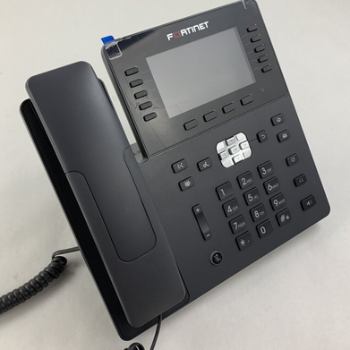 Fortinet FortiFone 480 FON-480 High end IP Phone W/ Handset and Stand Reset