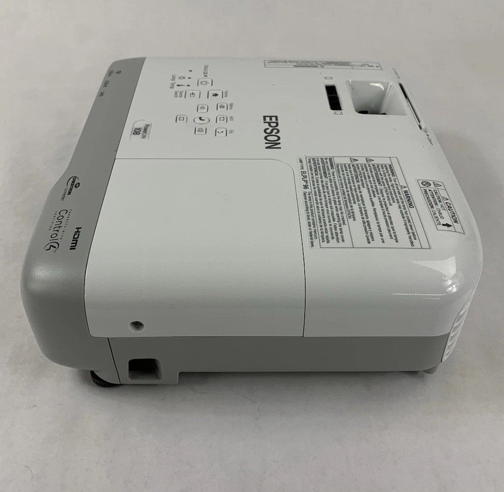 Epson PowerLite 108 H860A LCD Projector 1256 Lamp Hours - No Remote4