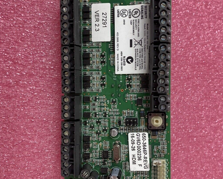 Verex Technology 650-3646 Output Card 12VDC 100mA Input 12VDC 2 x 10mA Output