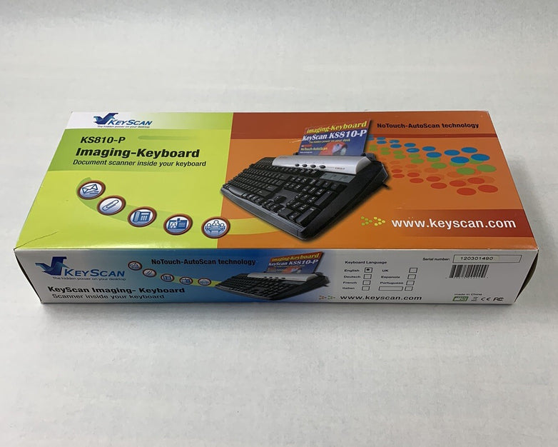 KeyScan KS810-P Imaging-Keyboard NoTouch-Autoscan Technology