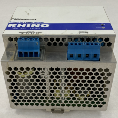 Rhino PSB24-480S-3 Input 3PH 400-500V 1A Output 24V 20A Industrial Power Supply