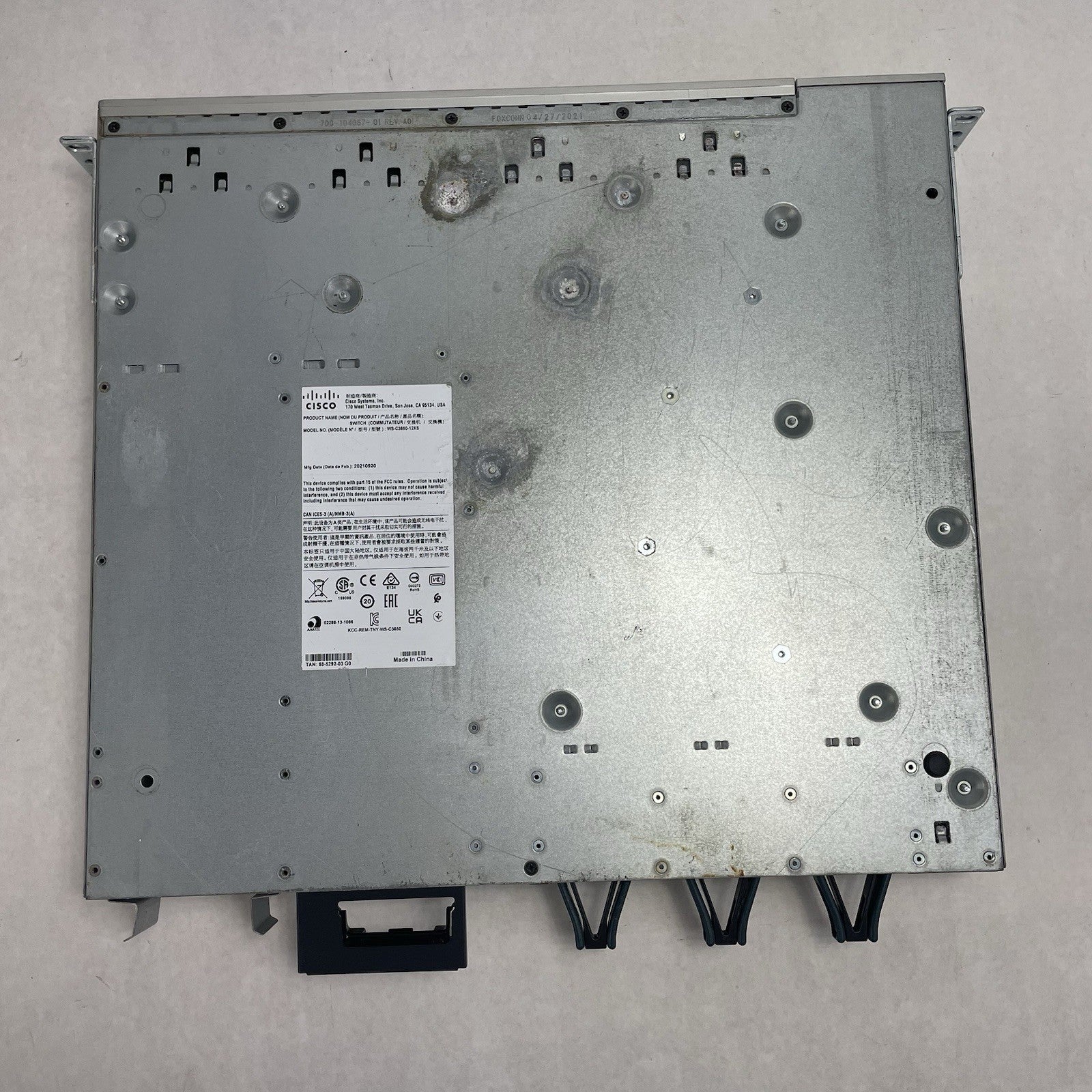 Cisco Catalyst C3850-12XS-S V03 12 Port 10GB SFP+ Fiber Tested & Reset11