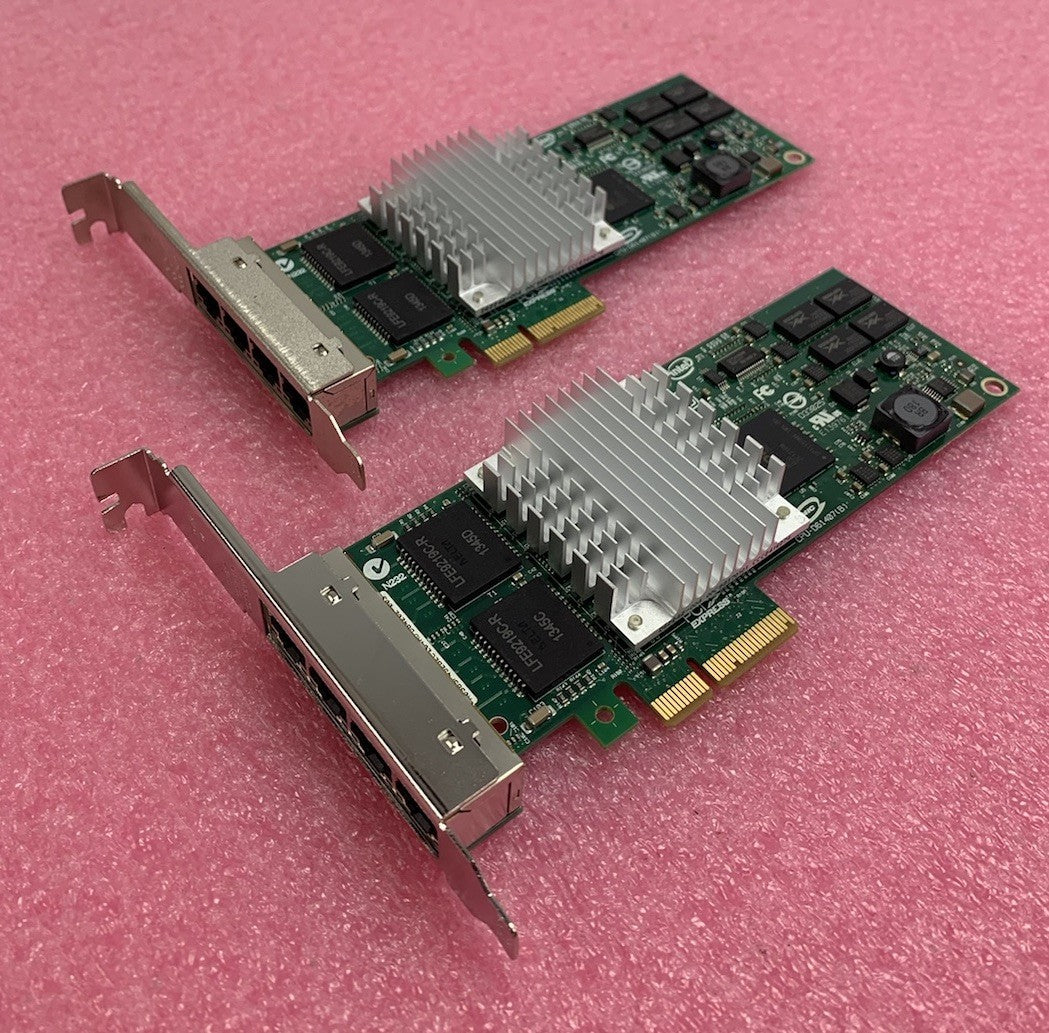 Intel EXPI9404PTLBLK PRO/1000 Quad Port LP Server Adapter (Lot of 2)