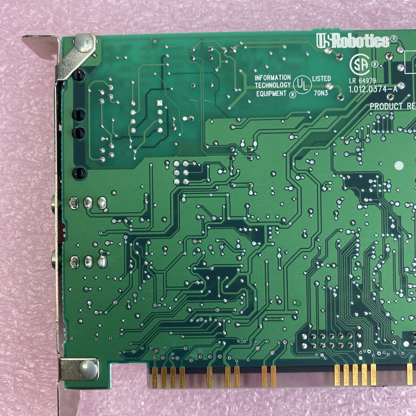 US Robotics LR 64979 1.012.0374-A Vintage circa 1995 Fax Modem