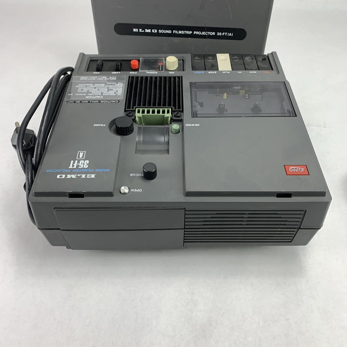 Elmo 35-FT A Sound Filmstrip Projector with Manual Dustcover Microphone - Parts5