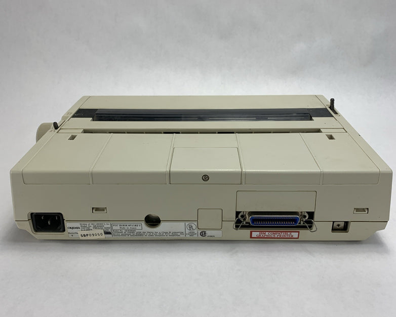 Okidata Microline 182 Turbo 9-Pin Dot Matrix Printer GE5250U - No Ribbon No Cord