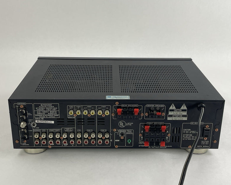 Pioneer VSX-451 Audio Video Stereo Receiver For Parts No Output