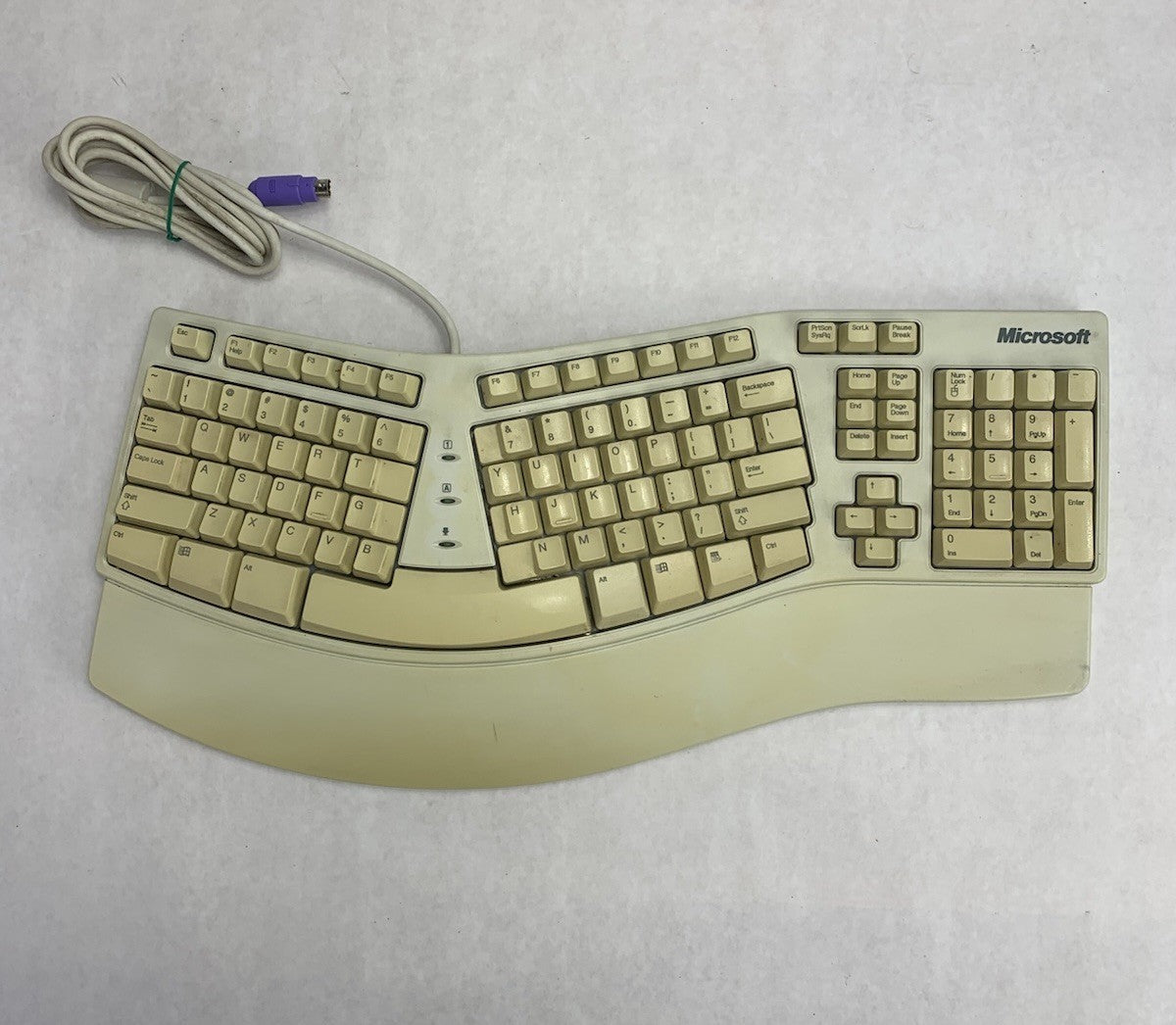 Microsoft E06301PS2 X03-51764 PS/2-Wired Ergonomic Mechanical Keyboard5