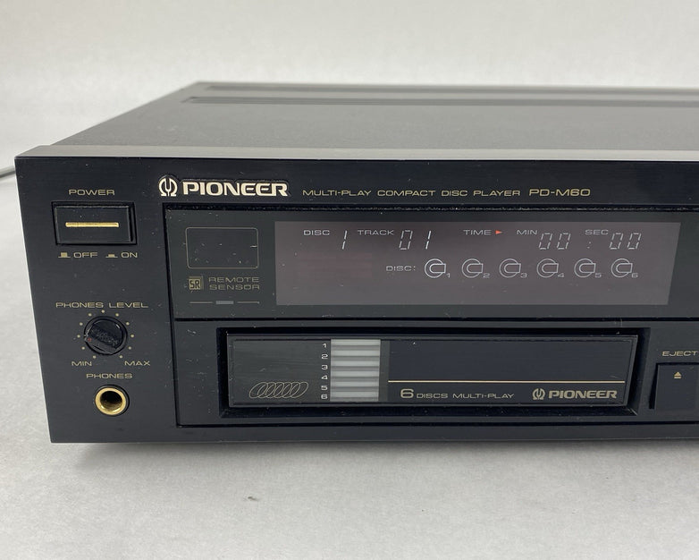 Pioneer PD-M60 Multi-Disc Compact Disk Player No Remote Tested