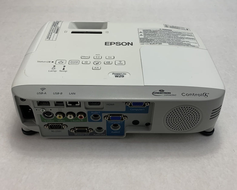 Epson PowerLite W29 H690A LCD Lamp Projector 155 Lamp Hours - No Remote