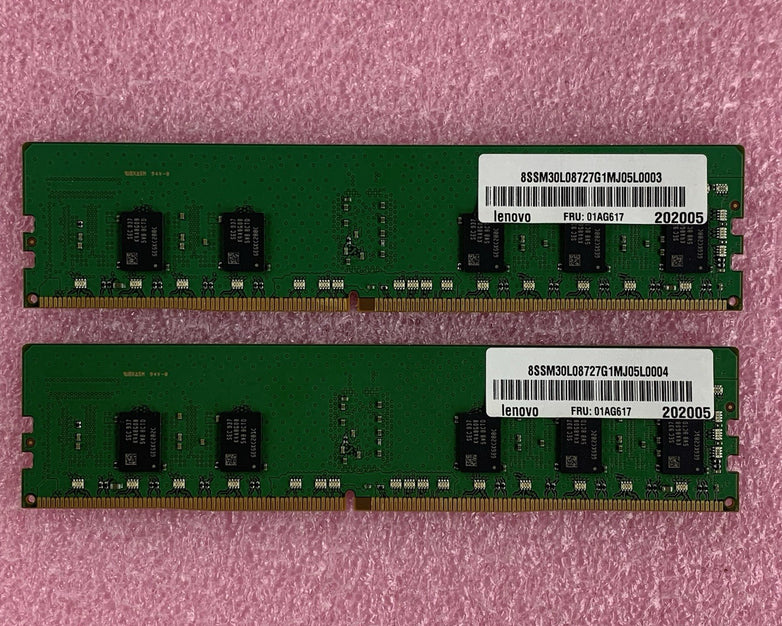 Samsung M393A1K43BB1-CTD6Y 8 GB 1x8GB DDR4-2666 Computer Memory Ram Lot of 2x
