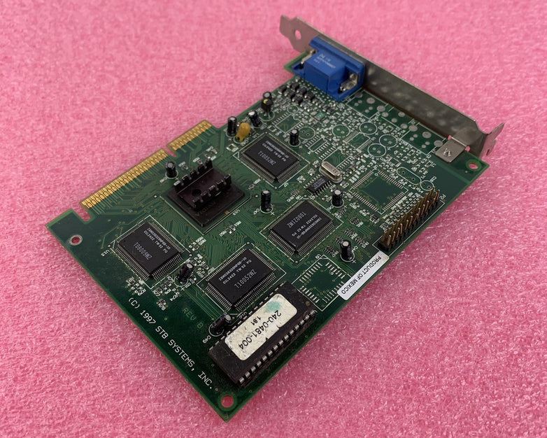 Vintage STB Systems 1X0-0620-305 Velocity 128 AGP Video Graphics Card - Untested