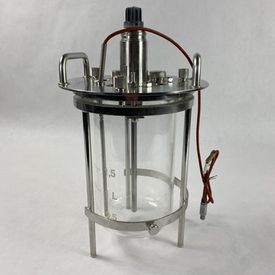 Sartorius 1.5L Liter Glass Vessel G-3908 Fermentor Bioreactor