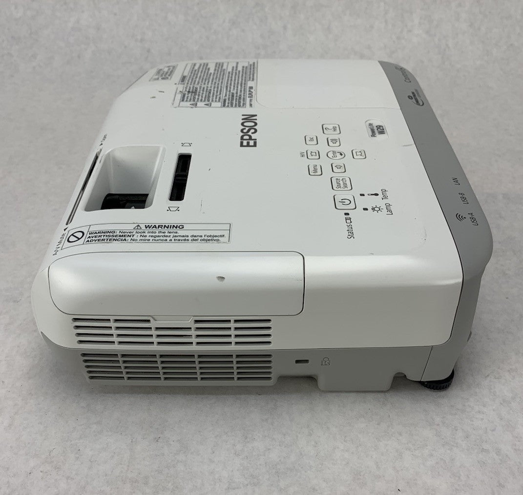Epson PowerLite W29 H690A LCD Lamp Projector 3443 Lamp Hours - No Remote2
