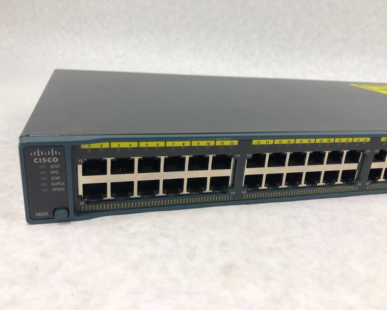 Cisco WS-C2960-48TT-L Catalyst 2960 48P 10/100 Ethernet Switch