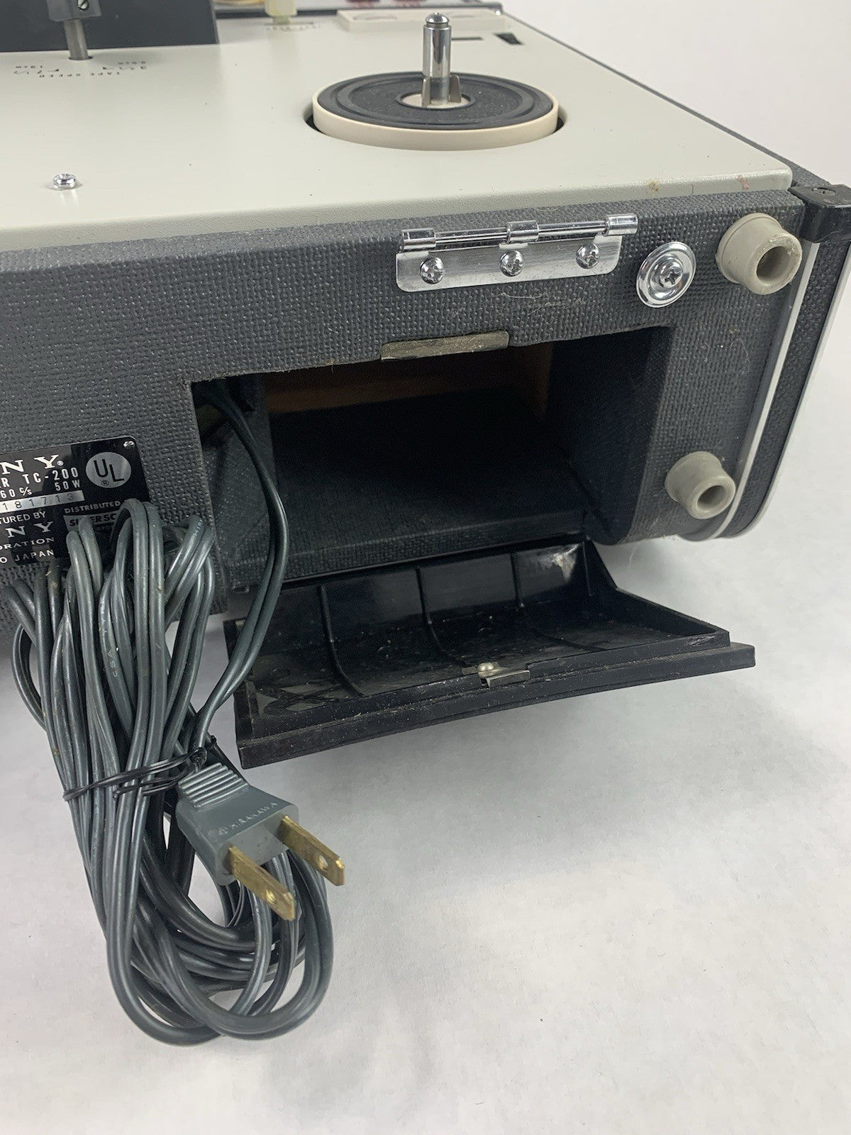 Sony TC-200 Stereo Tapecorder w/ Detachable Speakers - Parts or Repair