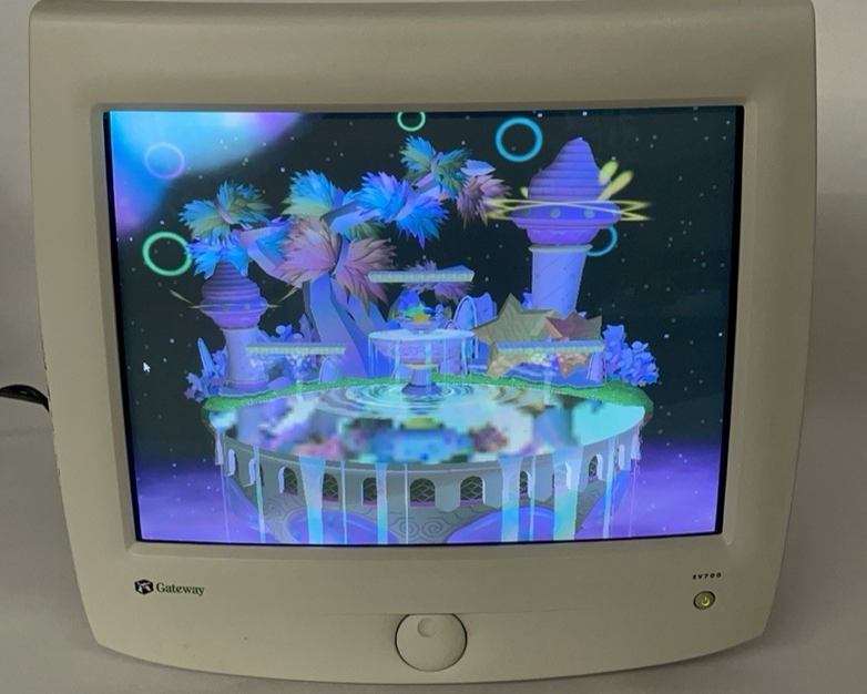 Gateway EV700B 16" 85hz 1024x768 VGA CRT Monitor - Tested