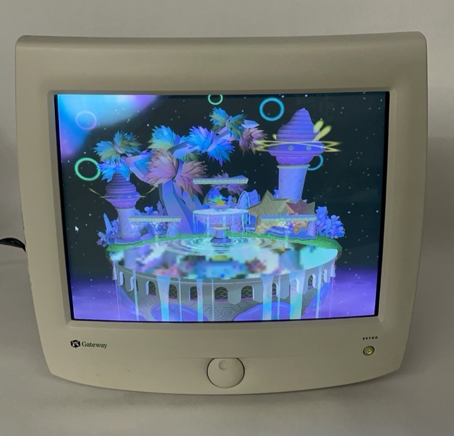 Gateway EV700B 16" 85hz 1024x768 VGA CRT Monitor - Tested1