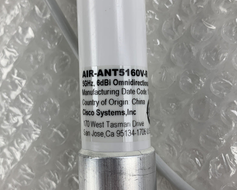 Cisco 800-26277-01 AIR-ANT5160V-R Mast and Beam Mount 5GHz 6dBi Lot of 2x