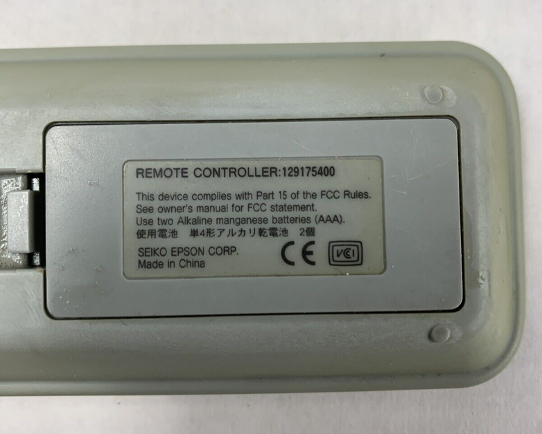 Lot of 5 Epson 129175400 Remote Controller