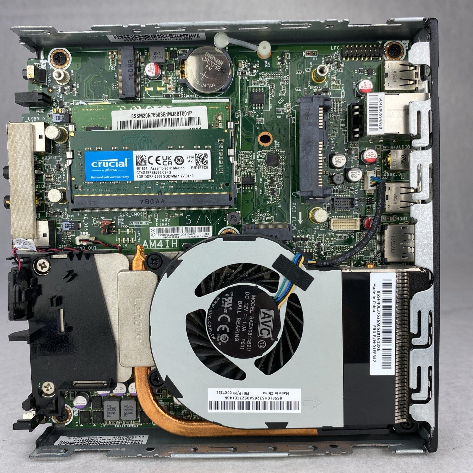Lenovo ThinkCentre M715q AMD PRO A10-9500E 3.0GHz 8GB RAM No AC HDD OS
