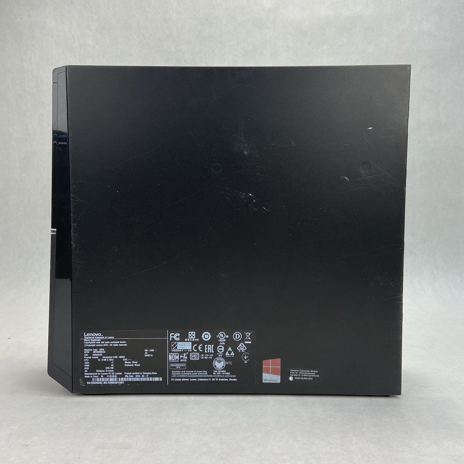 Lenovo ideaCentre 510s-08ISH SFF Intel Core i3-6100 3.7Ghz 4GB RAM NO HDD/OS3