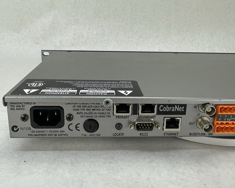 BSS Soundweb London BLU-80 Signal Processor - Tested