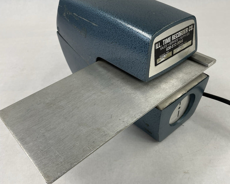 ILL. Time Recorder Co. Date Time Stamp Recorder Tested