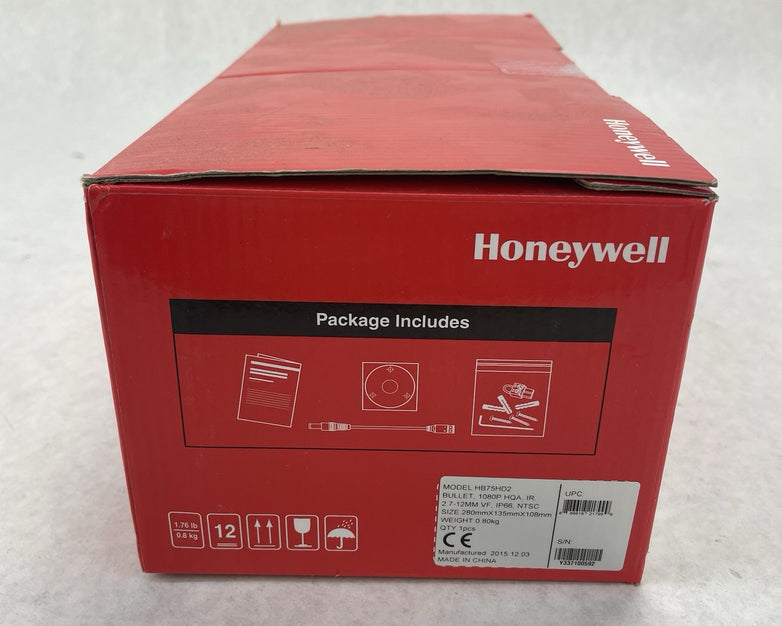 Honeywell Day/Night Indoor/Outdoor IR Bullet Camera HB75HD2